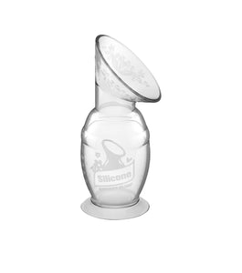 HakkaaSilicone Milk Pump 150ml with Rose Stopper Orange