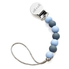 Load image into Gallery viewer, Ali+Oli Pacifier Clip Holder for Baby | Pepe (Iron Blue)
