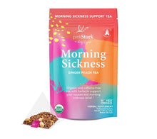 Load image into Gallery viewer, Pink Stork Morning Sickness Tea Organic Ginger Peach
