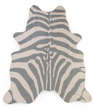 Load image into Gallery viewer, ChildHome Zebra Carpet GREY 145X160CM
