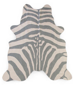 ChildHome Zebra Carpet GREY 145X160CM
