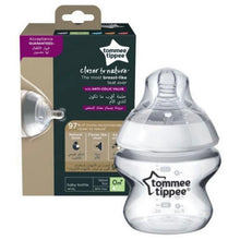 Load image into Gallery viewer, Tommee Tippee Closer to Nature Glass Newborn Baby Bottle 150 ml

