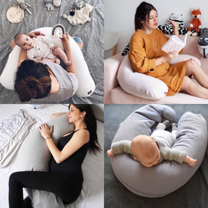 Red Castle, Breastfeeding and Maternity Pillow - Pregnancy Pillow