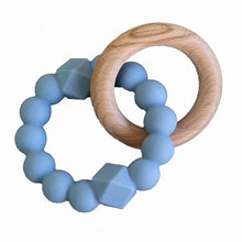 Load image into Gallery viewer, Jelly Stone Designs Moon Teether - Light Blue

