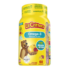 Load image into Gallery viewer, L&#39;il Critters Omega 3 60 gummies
