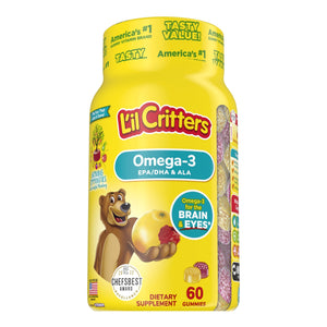 L'il Critters Omega 3 60 gummies
