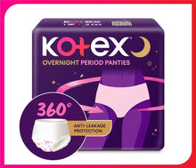 Load image into Gallery viewer, Kotex Panties Overnight  2pcs
